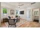 Cozy living room with hardwood floors, stylish decor, and natural light at 238 Laurel S Ave # B, Charlotte, NC 28207