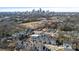 Aerial view of community with skyline in the background at 2721 Kilgo Way, Charlotte, NC 28205