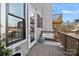 Relaxing deck with bench seating at 2721 Kilgo Way, Charlotte, NC 28205