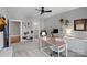 Spacious home office with modern decor, light gray walls, and adjacent bathroom at 2721 Kilgo Way, Charlotte, NC 28205