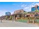 View of All American Pub restaurant exterior with covered patio at 315 Arlington Ave # 1206, Charlotte, NC 28203