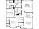 Second floor layout features primary bedroom, flex room, and 3 additional bedrooms at 318 Balboa St, Matthews, NC 28104