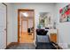 Salon featuring a shampoo bowl, mirror and artistic décor providing a professional and stylish atmosphere at 4009 Polkville Rd, Shelby, NC 28150