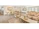 Spacious living room featuring ornate furniture, hardwood flooring, and elegant decor at 534 Kirby Ln, Matthews, NC 28104