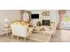 Cozy living room with hardwood floors, fireplace, and comfortable seating at 534 Kirby Ln, Matthews, NC 28104