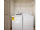 Functional laundry room with modern washer and dryer providing convenience for everyday chores at 902 Tj Dr # 15, Monroe, NC 28112