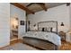 Serene main bedroom with hardwood floors and an ensuite bathroom at 153 Badenyon Pl, Union Grove, NC 28689