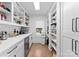 Organized pantry with ample shelving and storage space at 16439 Jetton Rd, Cornelius, NC 28031
