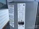 HVAC informational sticker with unit specifications and safety warnings for proper usage at 202 J.P. Dr # 183, Albemarle, NC 28001