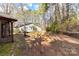 Spacious backyard surrounded by mature trees, providing privacy and a tranquil outdoor space at 2652 Gabriel Ct, Fort Mill, SC 29715