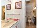 Well-lit bathroom with a vanity and a mirror, plus a separate toilet and shower area at 2652 Gabriel Ct, Fort Mill, SC 29715