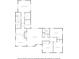 Detailed floor plan showcasing the layout of the house, including bedrooms, bathrooms, and living areas at 3240 Sunset Dr, Charlotte, NC 28209