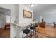 Kitchen bar area featuring granite countertop and barstool seating at 3966 Peach St # 56, Newton, NC 28658