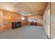 Finished bonus room with wood paneled walls and ceiling with a ceiling fan at 3966 Peach St # 56, Newton, NC 28658