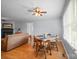 Cozy dining area with wood table, chairs, and natural light at 3966 Peach St # 56, Newton, NC 28658