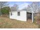 Outdoor storage shed with a fenced enclosure for added security and convenience at 3966 Peach St # 56, Newton, NC 28658