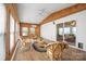 Bright sunroom with wicker furniture and sliding glass door leading to the outdoors at 3966 Peach St # 56, Newton, NC 28658