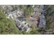 A charming neighborhood with well-maintained townhouses nestled among lush trees and greenery at 4586 Antelope Ln, Charlotte, NC 28269