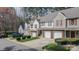 Attractive townhouses with garages and well-kept lawns, offering a comfortable and inviting community at 4586 Antelope Ln, Charlotte, NC 28269