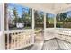 View of the backyard from the covered back porch at 5717 Ruth Dr, Charlotte, NC 28215