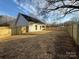 Spacious backyard with a new wood fence, perfect for outdoor activities and privacy at 803 Fargo Dr, Concord, NC 28027
