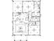 Detailed floor plan showcasing the layout, including bedrooms, bathrooms, and kitchen area at 803 Fargo Dr, Concord, NC 28027