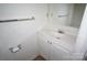 Clean bathroom featuring a vanity with a mirror at 8915 Touchstone Ln, Charlotte, NC 28227