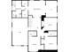 Second-floor layout showcases primary bedroom, bath, and multiple bedrooms each with a shared bath at 11123 River Oaks Nw Dr, Concord, NC 28027