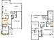 Layout showcases an open-concept living area, kitchen with island, study, and multiple bedrooms with walk-in closets at 11208 Shreveport Dr, Huntersville, NC