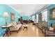 Bright and airy living space with hardwood floors, stylish furnishings, and elegant décor at 1210 Brookwood Dr, Shelby, NC 28150