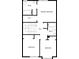 Second story floor plan shows a primary bedroom with a walk-in closet, two other bedrooms, and two full bathrooms at 13510 Tranters Creek Ln, Charlotte, NC 28273