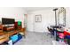 This carpeted bedroom offers a functional workspace, making it perfect for work or study at 14030 Turncloak Dr, Charlotte, NC 28278