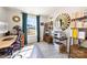 The office is full of natural light, bookshelves, and ample storage at 14030 Turncloak Dr, Charlotte, NC 28278