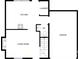 Downstairs floor plan showing kitchen, living room, laundry, WC, and garage at 1411 Swaying Branch Ln, Clover, SC 29710