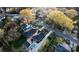 An aerial view shows the neighborhood with mature trees, sidewalks and charming houses at 1937 Wilmore Dr, Charlotte, NC 28203