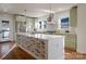 Bright and modern kitchen with updated appliances, lots of counter space and eat-in island at 1937 Wilmore Dr, Charlotte, NC 28203