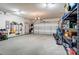 Spacious garage featuring high ceilings, ample storage space, and a wide garage door at 2056 Angel Oak Dr, Fort Mill, SC 29715