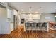 Modern kitchen with stainless steel appliances, a large island, and plenty of cabinet space at 2056 Angel Oak Dr, Fort Mill, SC 29715