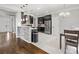 Modern kitchen with stainless steel appliances and a stylish backsplash at 2100 Bluebonnet Ln, Matthews, NC 28104