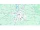 Map showing the location of Charlotte, NC and surrounding areas, showcasing various cities and highways at 2100 Bluebonnet Ln, Matthews, NC 28104