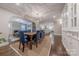 Bright dining room connects to living room and kitchen for open-concept living at 304 W Park Ave, Charlotte, NC 28203