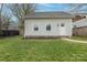 Charming home with a well-maintained lawn, windows, and light gray siding at 304 W Park Ave, Charlotte, NC 28203
