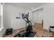 Modern exercise room with a sleek elliptical machine and ample space for workouts at 343 Belton St, Charlotte, NC 28209