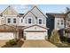 Charming two-story townhome with a two-car garage and inviting curb appeal at 343 Belton St, Charlotte, NC 28209