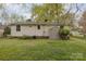 Spacious backyard with an AC unit and storage shed at 3660 Fieldcrest Nw Cir, Concord, NC 28027
