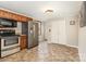 Functional kitchen with stainless steel appliances and ample cabinet space at 3660 Fieldcrest Nw Cir, Concord, NC 28027