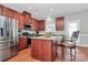 Well-equipped kitchen with stainless steel appliances and granite countertops at 815 Oak Embers Se Dr, Concord, NC 28025