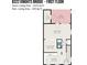 First floor plan featuring kitchen, living room, dining room, and patio at 8322 Knights Bridge Rd, Charlotte, NC 28210