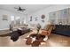 Inviting living room with hardwood floors, modern decor, and large windows for natural light at 840 Imperial Ct, Charlotte, NC 28273