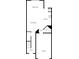 Detailed floor plan showcasing the layout of the living room, kitchen, foyer, and garage spaces at 9154 Bradstreet Commons Way, Charlotte, NC 28215